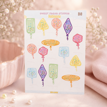Load image into Gallery viewer, Balloon Sticker Sheet (B0)