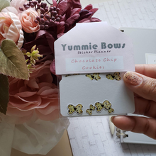Load image into Gallery viewer, Yummie Bow Chocolate Chip Cookies Sticker Planner