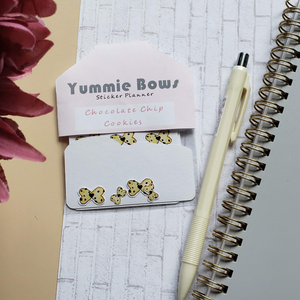 Yummie Bow Chocolate Chip Cookies Sticker Planner